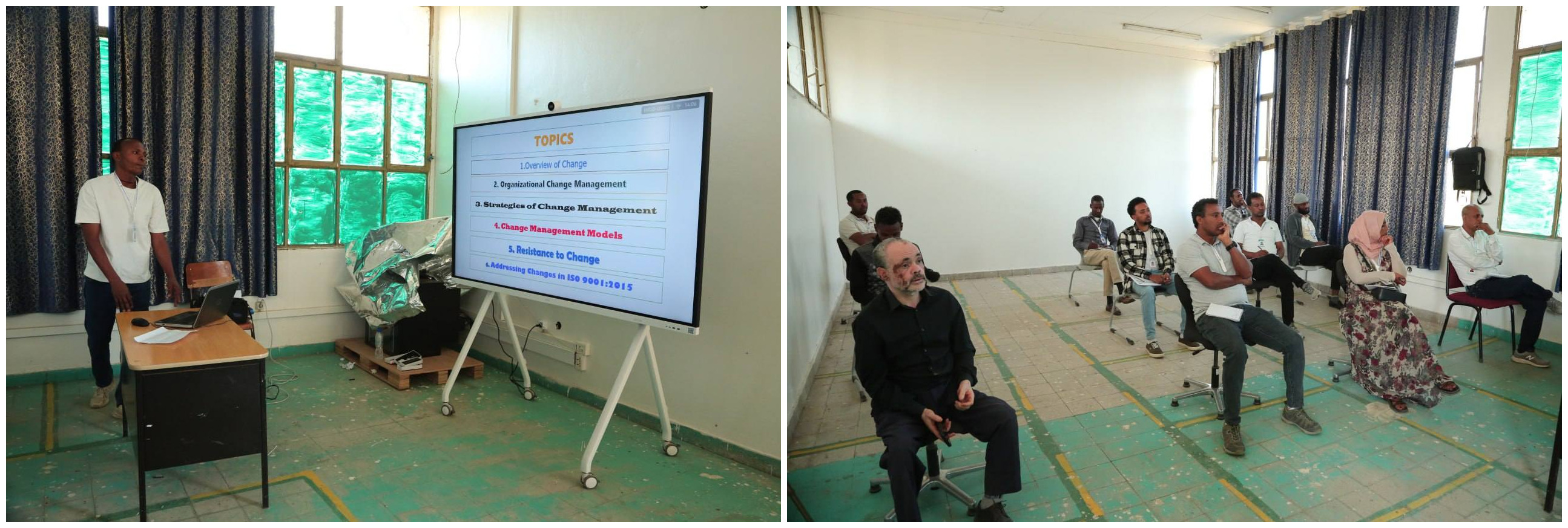 Training has been conducted to College Management