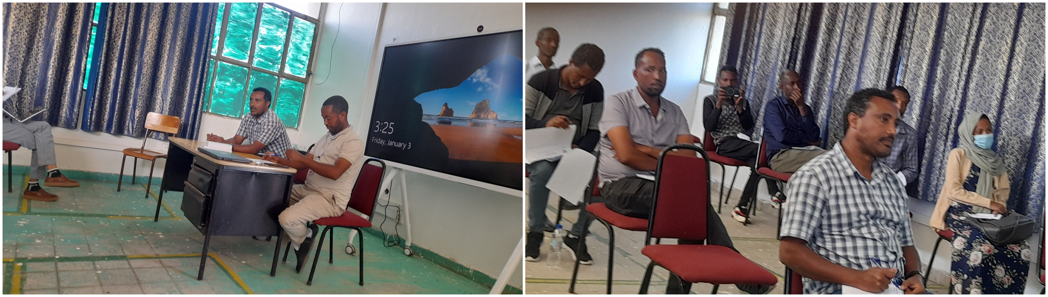 የኮምቦልቻ ፖሊቴክኒክ ኮሌጅ ሳተላይት ማዕከል የስድስት ወራት እቅድ አፈፃፀሙን ገመገመ::